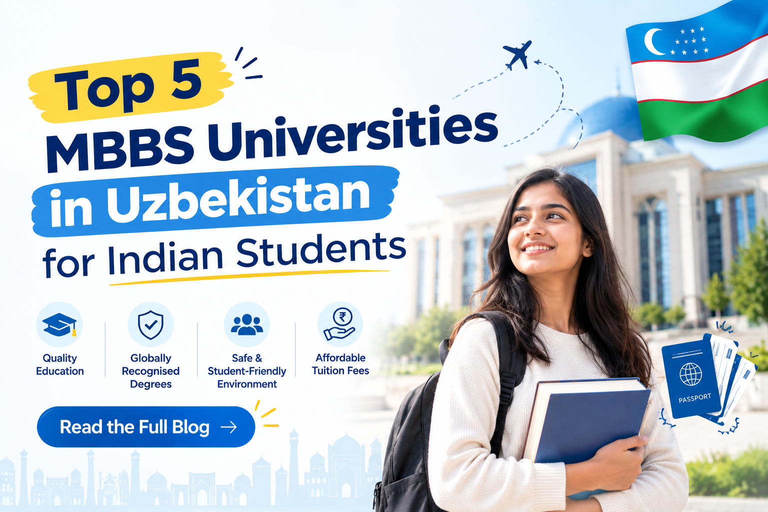 Top 5 MBBS Universities in Uzbekistan for Indian Students